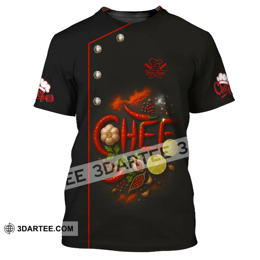 Unisex Shirt - Custom Chef Shirt T-Shirt / S T-shirt