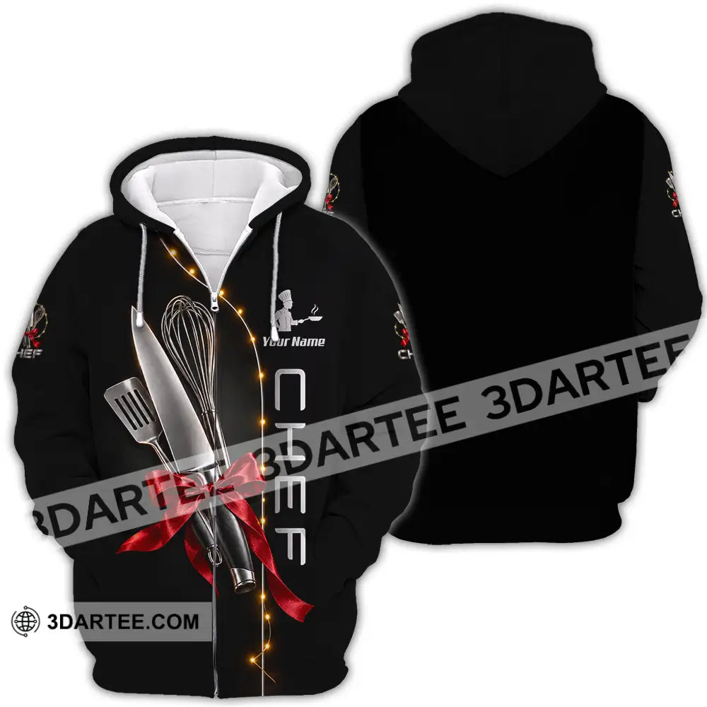 Unisex Shirt - Custom Chef Shirt - Zipper Hoodie / S - T-shirt