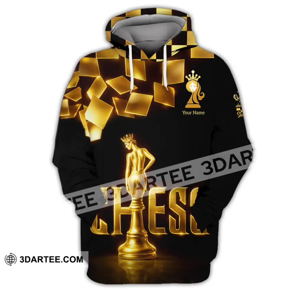 Unisex Shirt - Custom Chess 3D Shirt - Hoodie / S - T-shirt