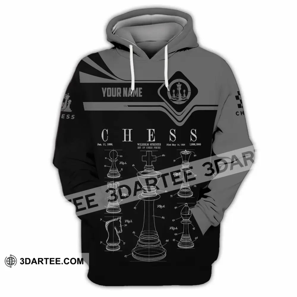Unisex Shirt - Custom Chess 3D Shirt Hoodie / S T-shirt