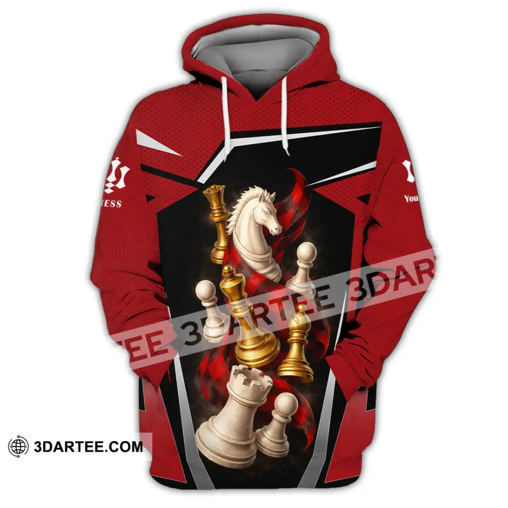 Unisex Shirt - Custom Chess 3D Shirt - Hoodie / S - T-shirt