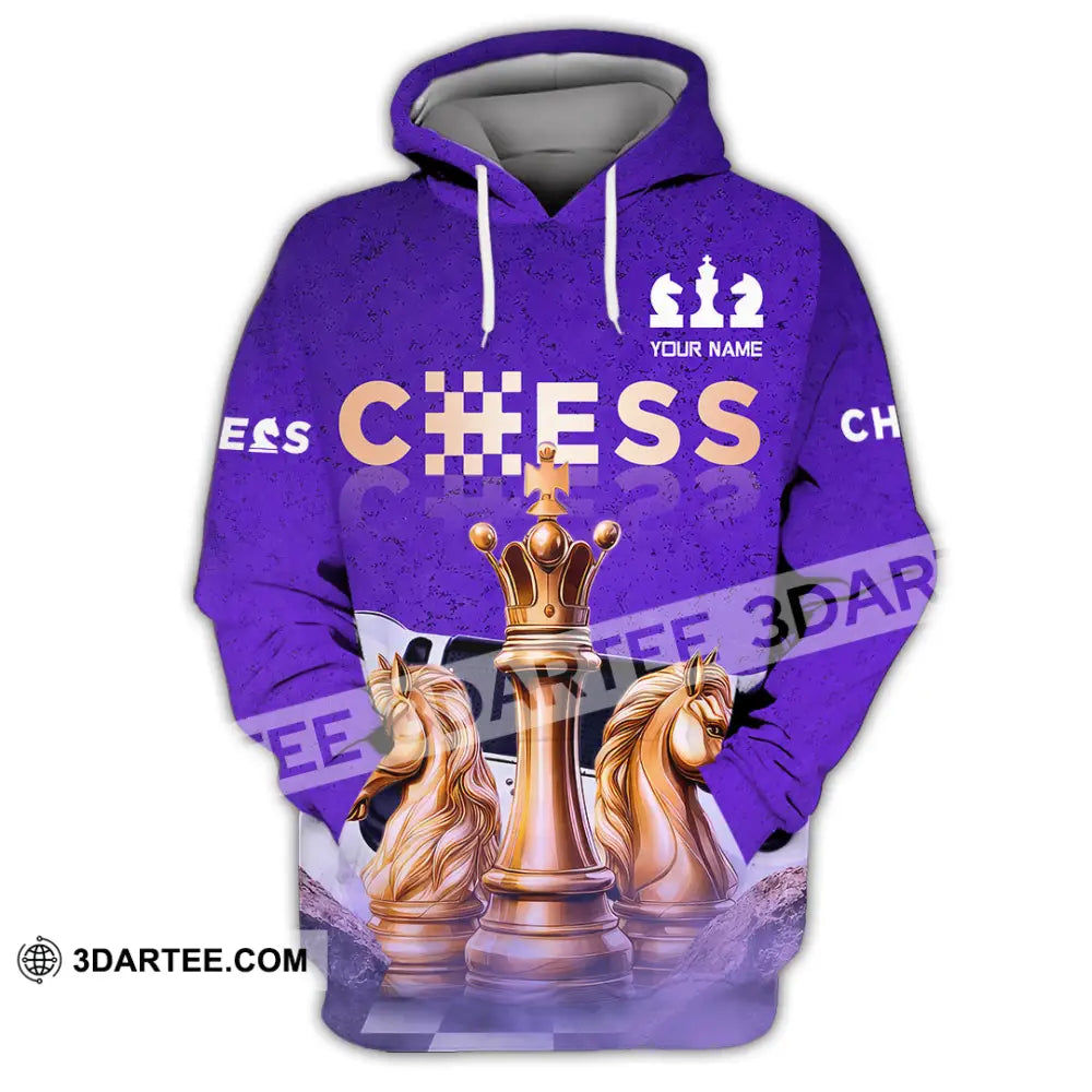 Unisex Shirt - Custom Chess 3D Shirt - Hoodie / S - T-shirt