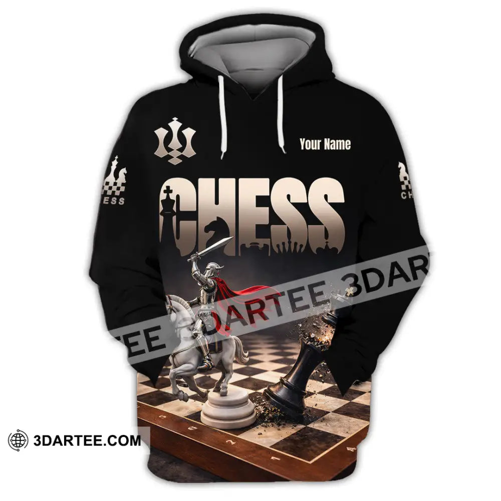 Unisex Shirt - Custom Chess 3D Shirt - Hoodie / S - T-shirt
