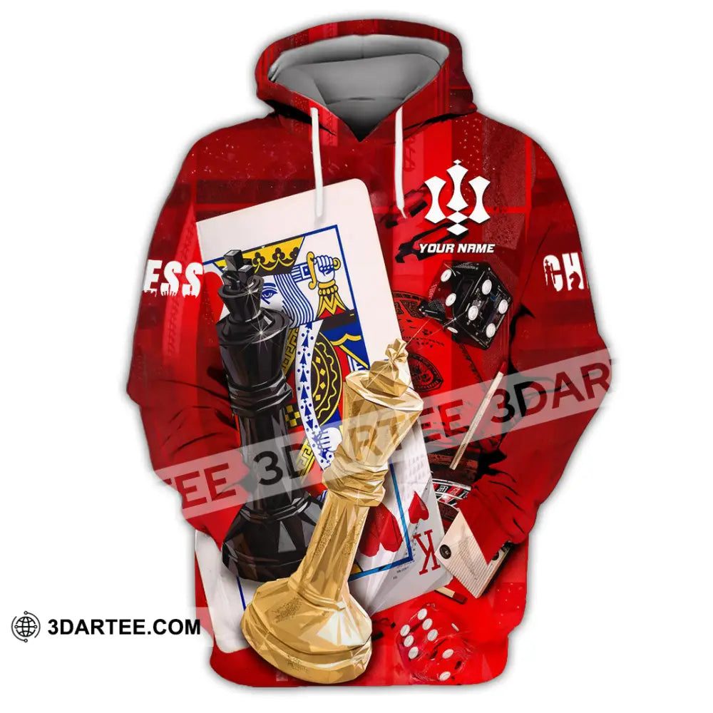 Unisex Shirt - Custom Chess 3D Shirt - Hoodie / S - T-shirt