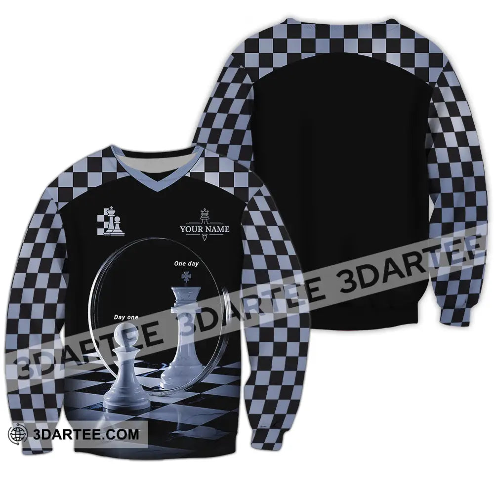 Unisex Shirt - Custom Chess 3D Shirt Long Sleeve / S T-shirt