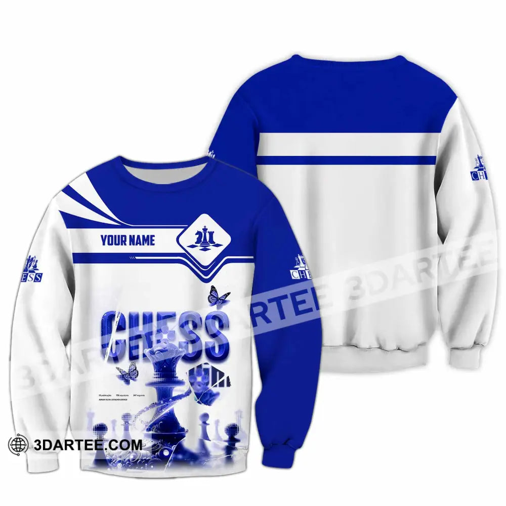 Unisex Shirt - Custom Chess 3D Shirt Long Sleeve / S T-shirt