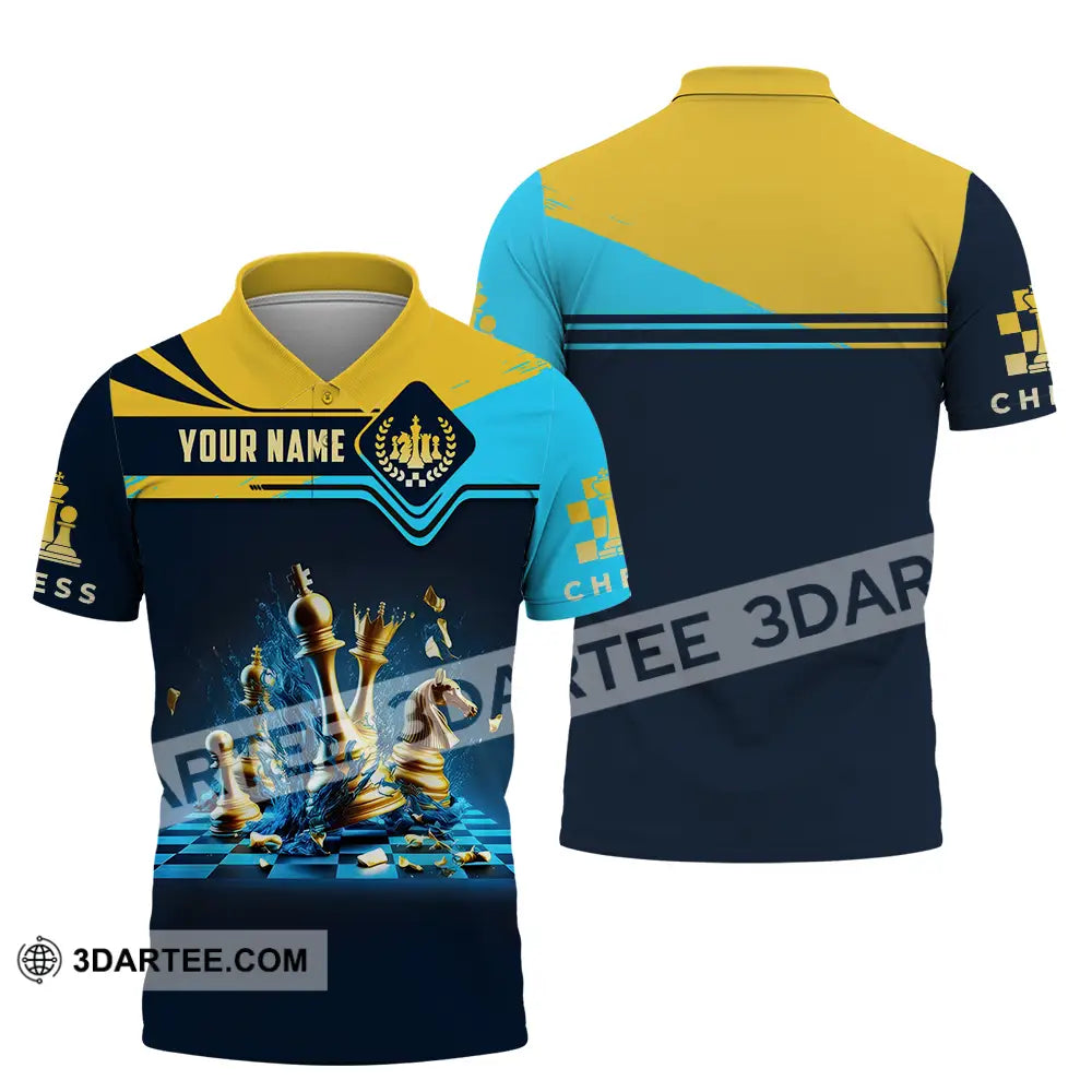 Unisex Shirt - Custom Chess 3D Shirt Polo Shirt / S T-shirt