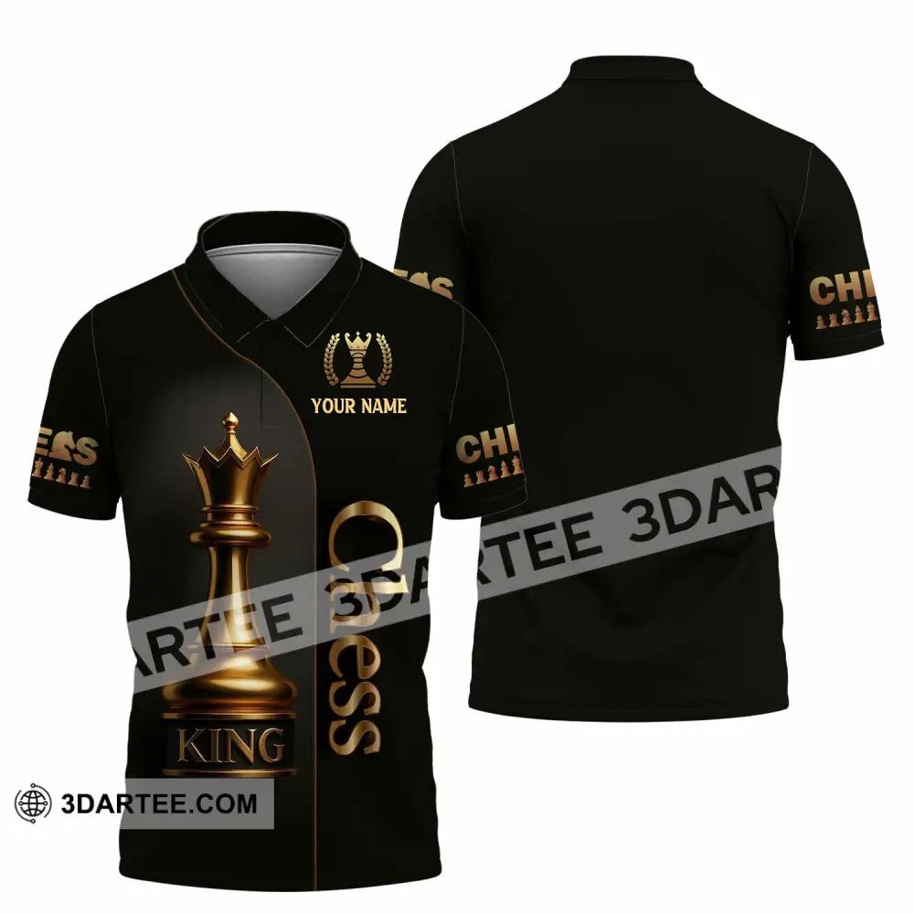 Unisex Shirt - Custom Chess 3D Shirt Polo Shirt / S T-shirt