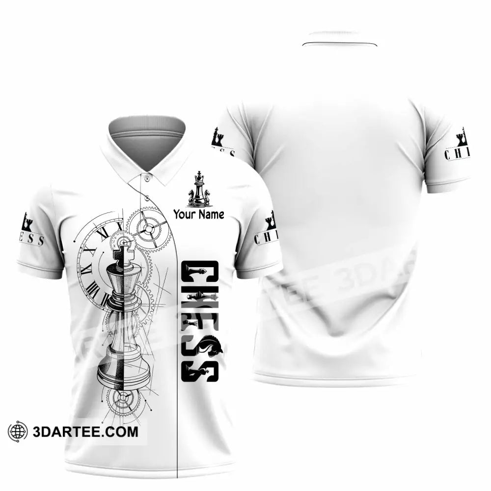 Unisex Shirt - Custom Chess 3D Shirt Polo Shirt / S T-shirt