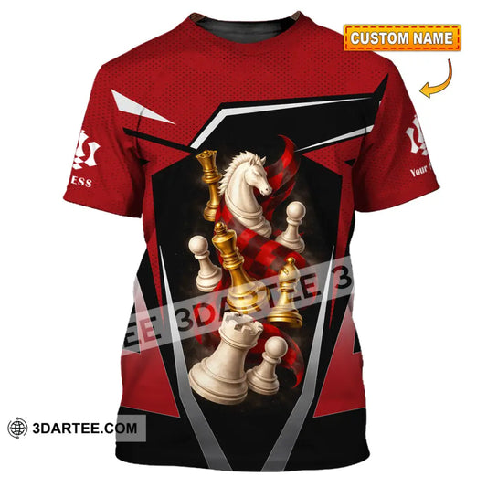 Unisex Shirt - Custom Chess 3D Shirt - T-shirt