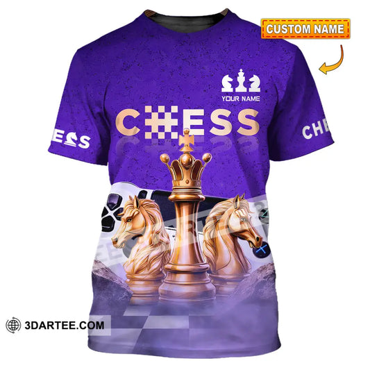 Unisex Shirt - Custom Chess 3D Shirt - T-shirt