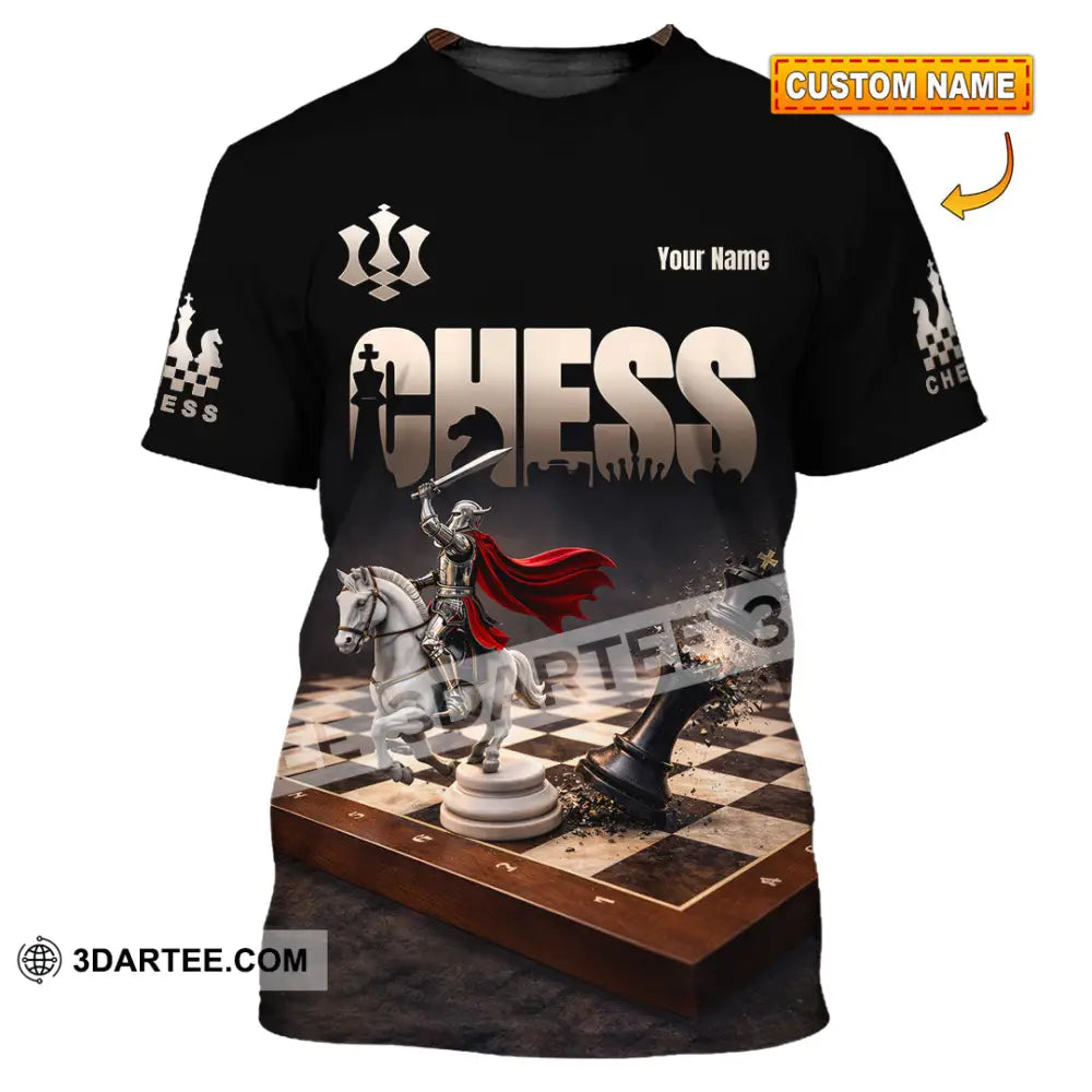 Unisex Shirt - Custom Chess 3D Shirt - T-shirt