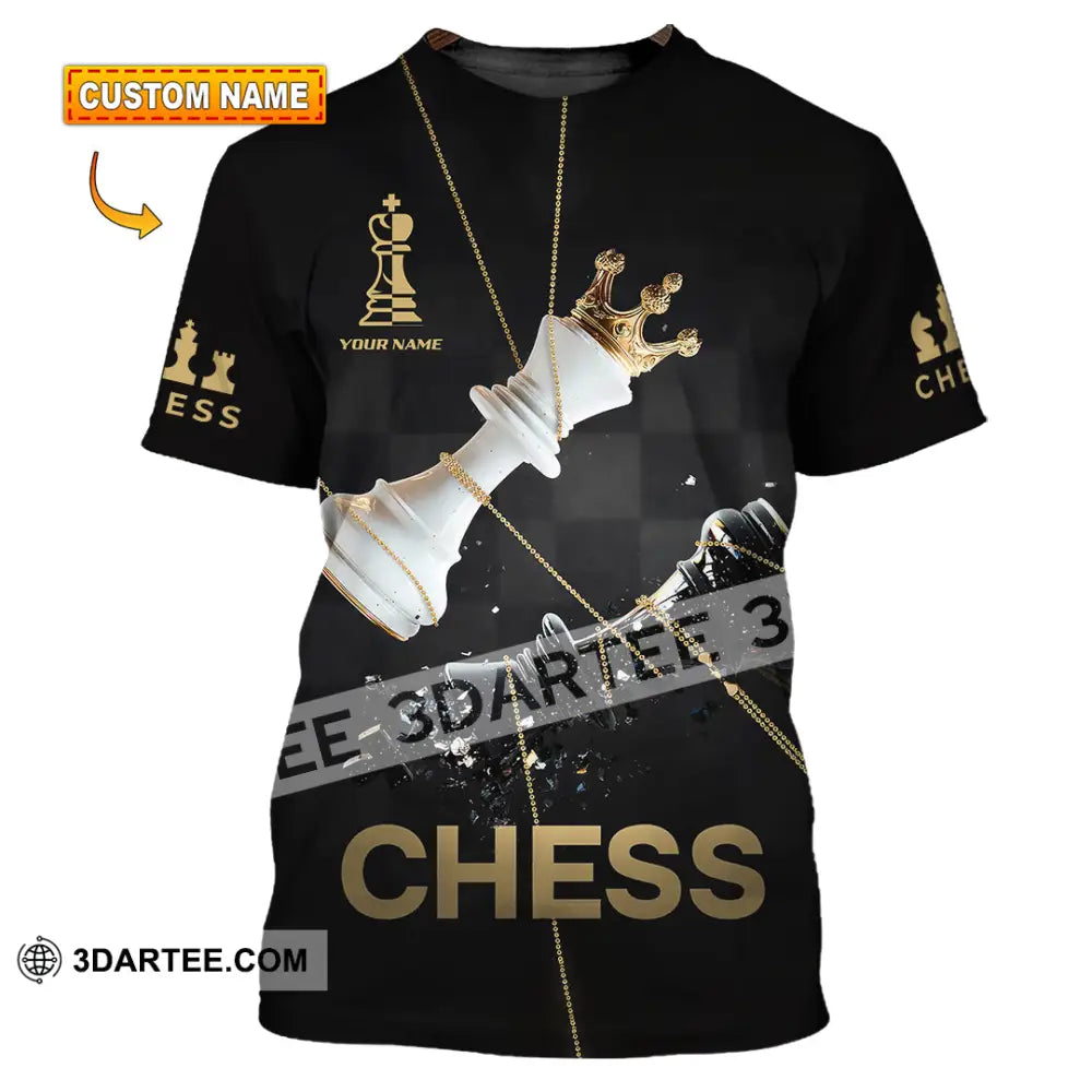 Unisex Shirt - Custom Chess 3D Shirt - T-shirt