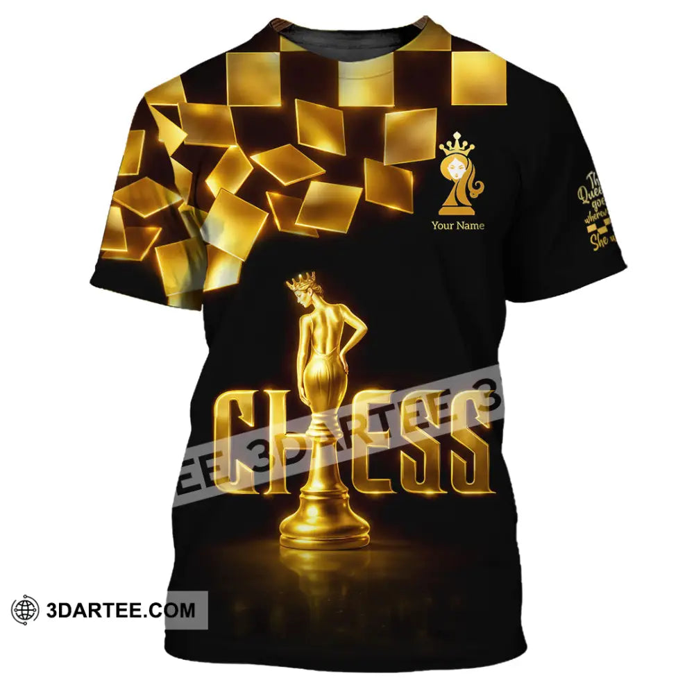 Unisex Shirt - Custom Chess 3D Shirt - T-Shirt / S - T-shirt