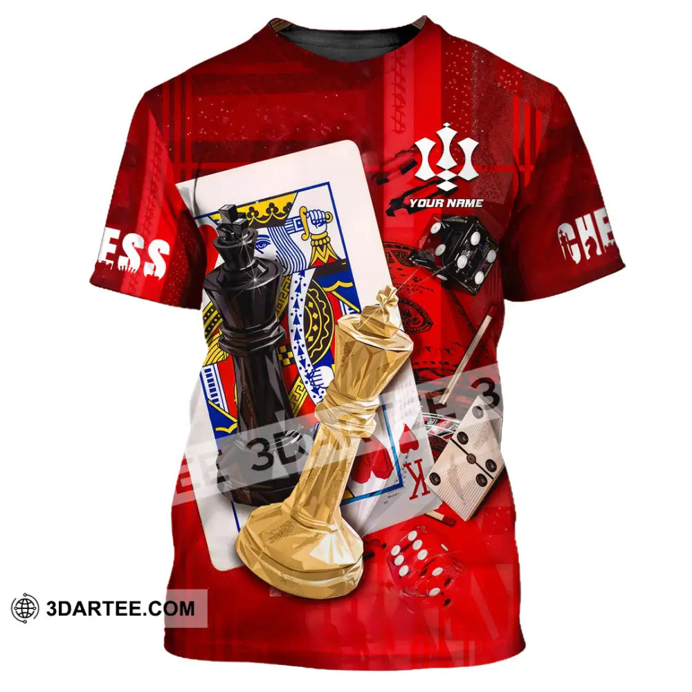 Unisex Shirt - Custom Chess 3D Shirt - T-Shirt / S - T-shirt