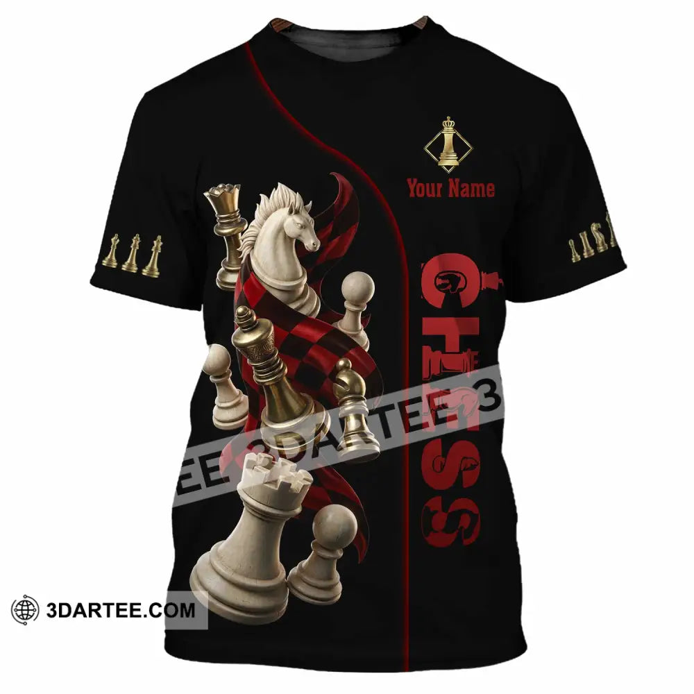 Unisex Shirt - Custom Chess 3D Shirt T-Shirt / S T-shirt