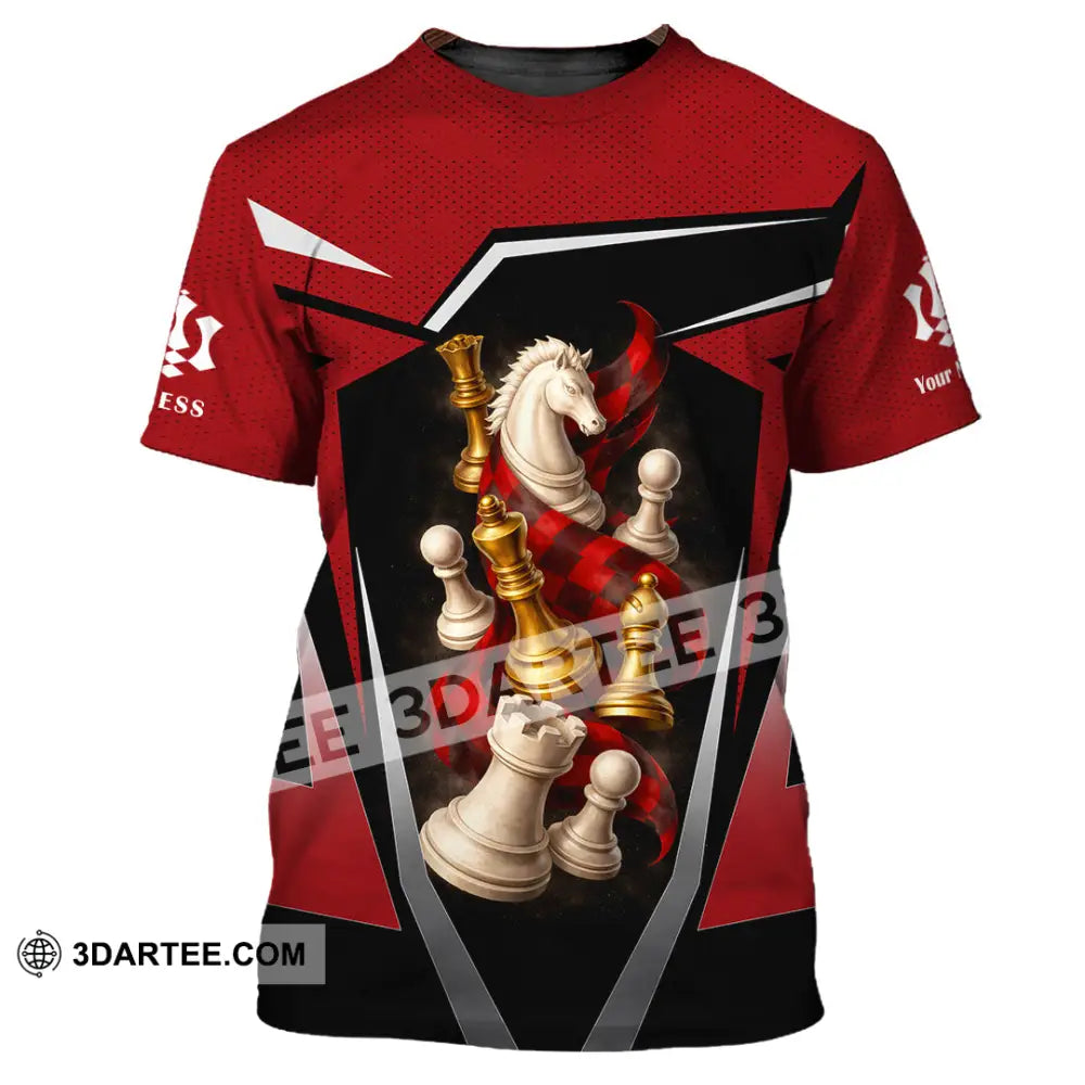Unisex Shirt - Custom Chess 3D Shirt - T-Shirt / S - T-shirt