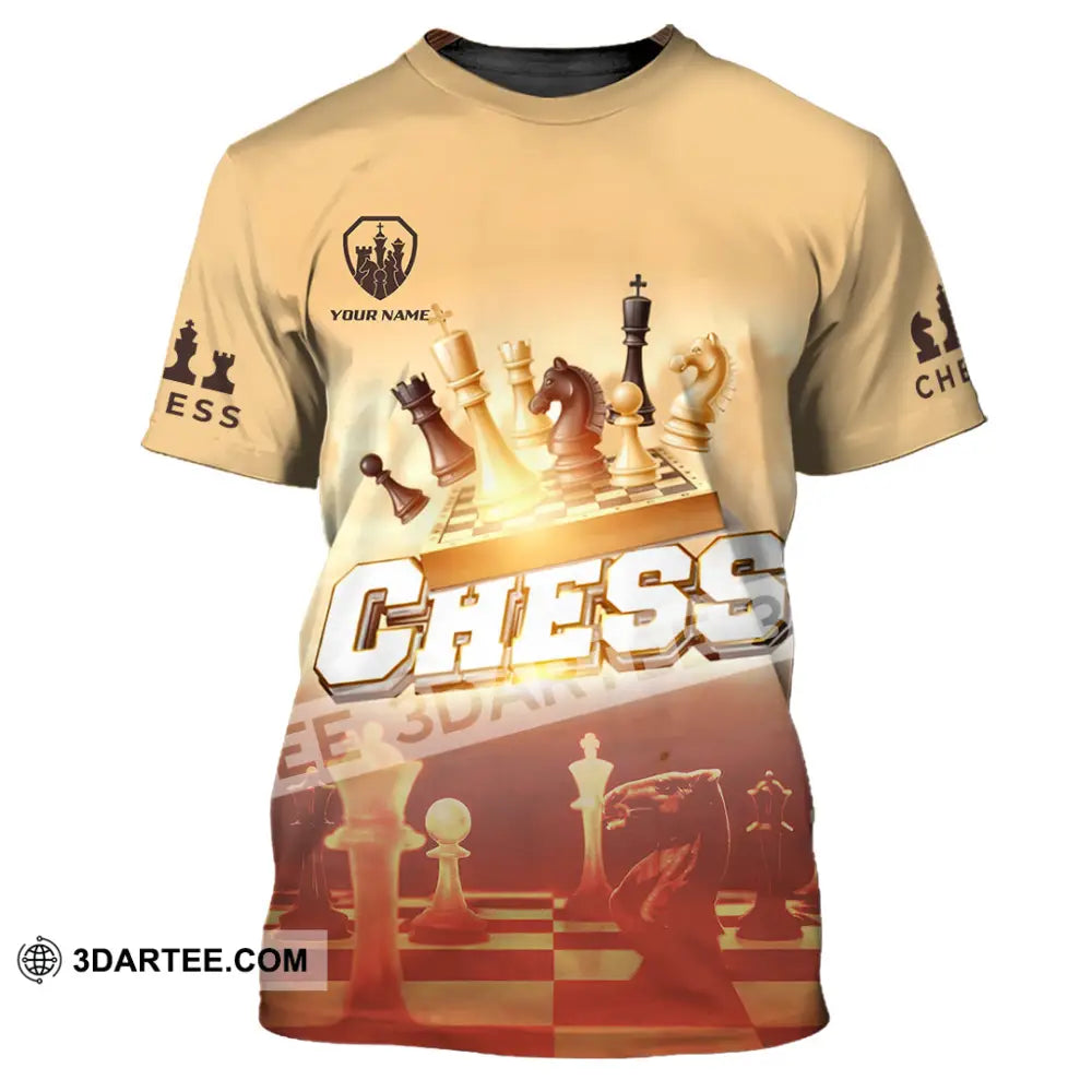 Unisex Shirt - Custom Chess 3D Shirt - T-Shirt / S - T-shirt