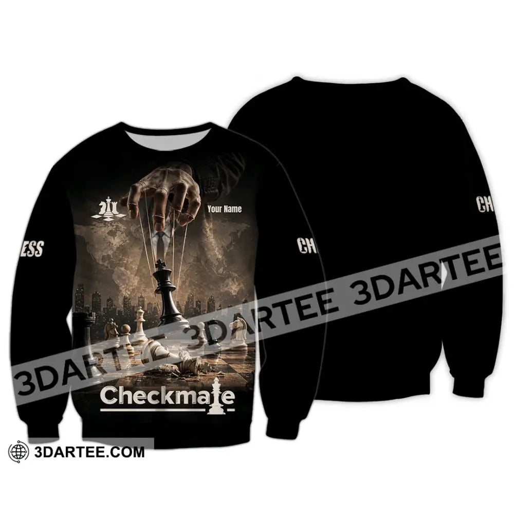 Unisex Shirt - Custom Chess Checkmate Shirt - Long Sleeve / S - T-shirt