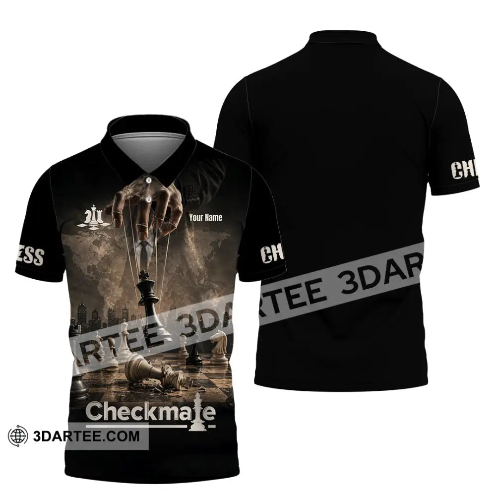 Unisex Shirt - Custom Chess Checkmate Shirt - Polo Shirt / S - T-shirt