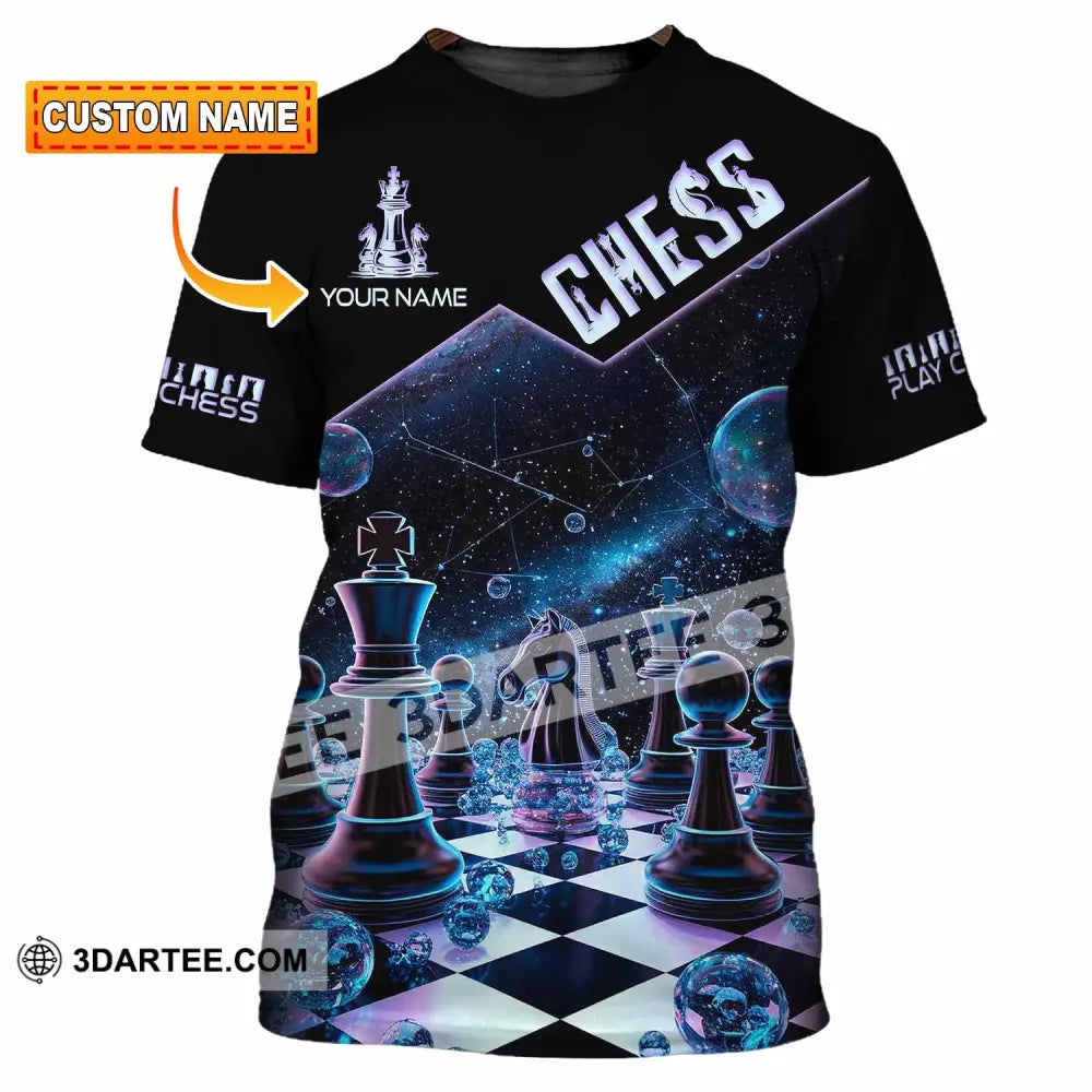 Unisex Shirt - Custom Chess Galaxy Sport Shirt T-shirt
