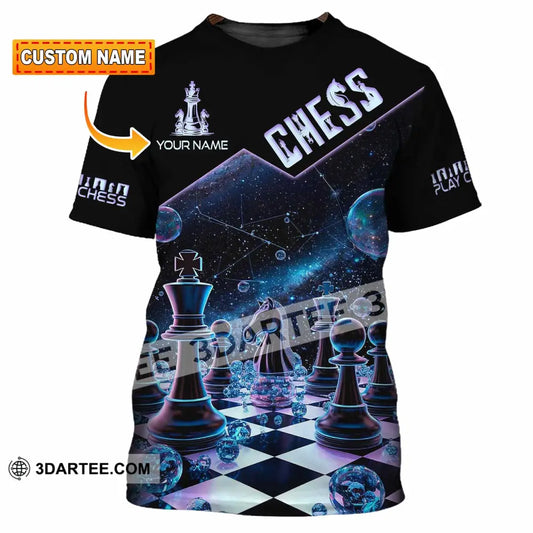 Unisex Shirt - Custom Chess Galaxy Sport Shirt T-shirt