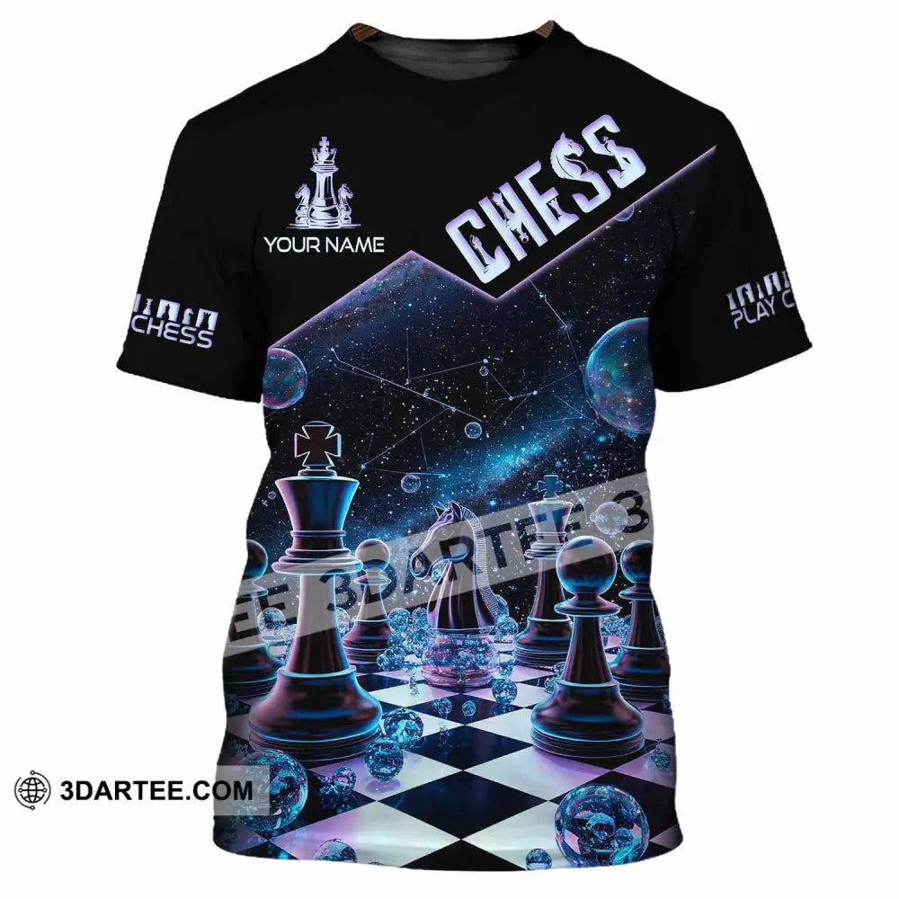 Unisex Shirt - Custom Chess Galaxy Sport Shirt T-Shirt / S T-shirt