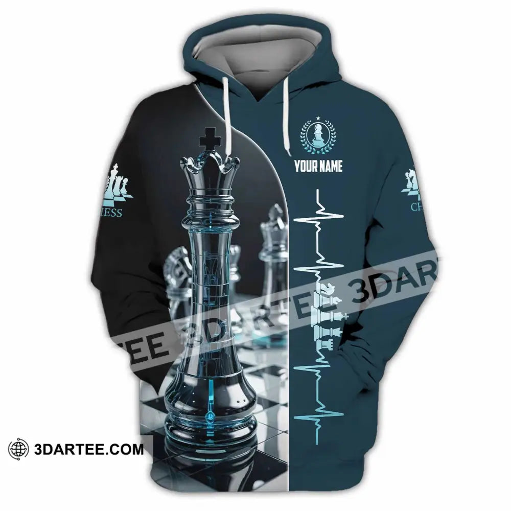 Unisex Shirt - Custom Chess Heartbeat Shirt Hoodie / S T-shirt
