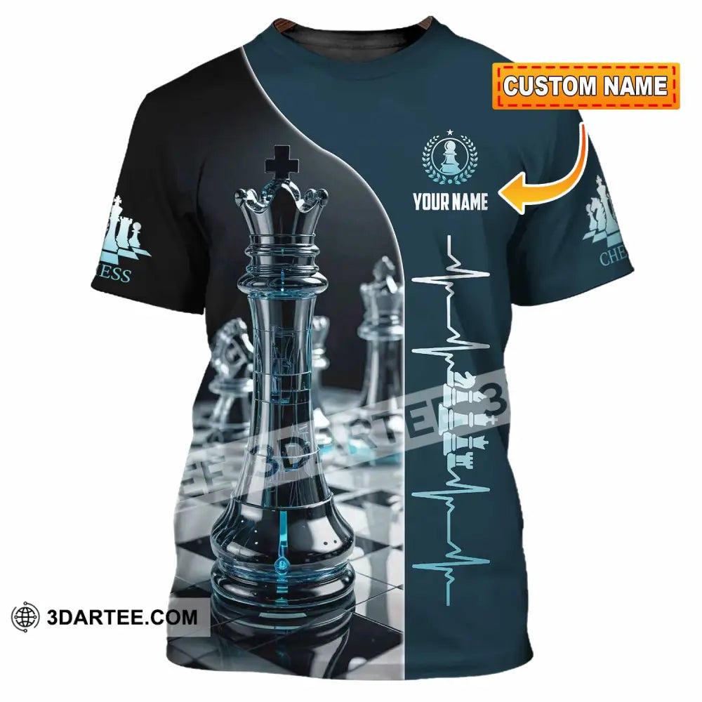 Unisex Shirt - Custom Chess Heartbeat Shirt T-shirt