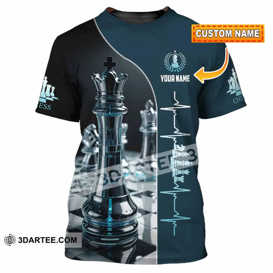 Unisex Shirt - Custom Chess Heartbeat Shirt T-shirt