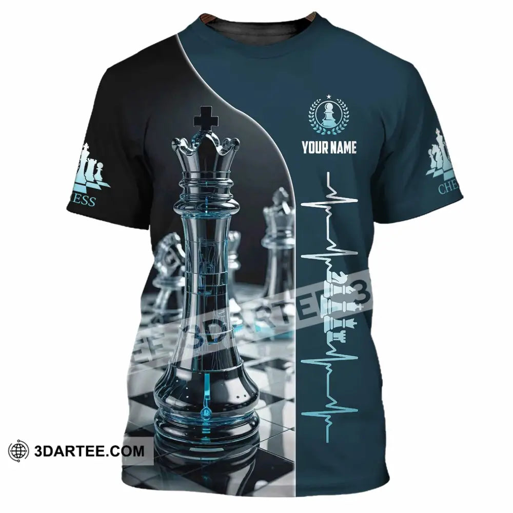 Unisex Shirt - Custom Chess Heartbeat Shirt T-Shirt / S T-shirt