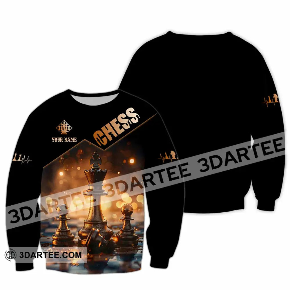 Unisex Shirt - Custom Chess Shirt Long Sleeve / S T-shirt