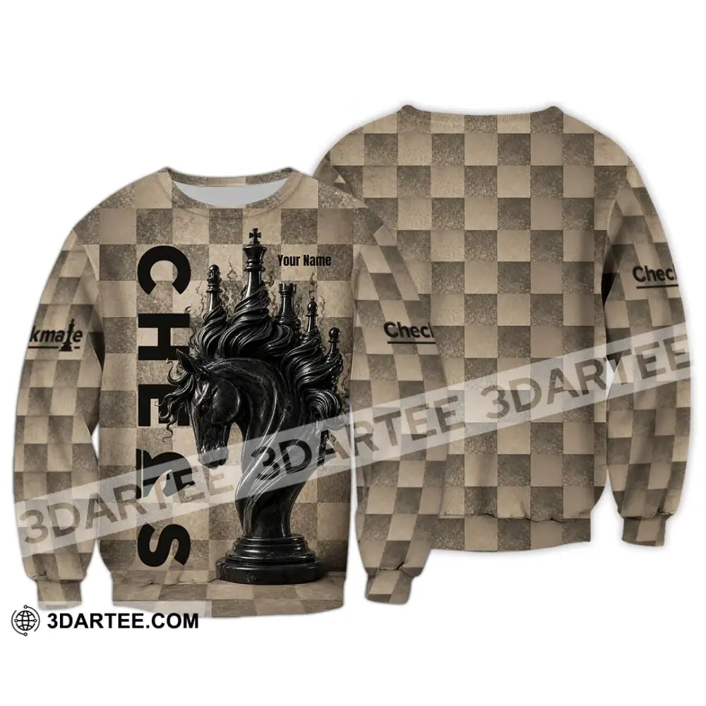 Unisex Shirt - Custom Chess Shirt - Long Sleeve / S - T-shirt