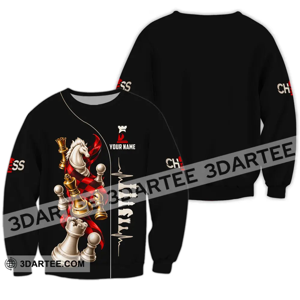 Unisex Shirt - Custom Chess Shirt - Long Sleeve / S - T-shirt