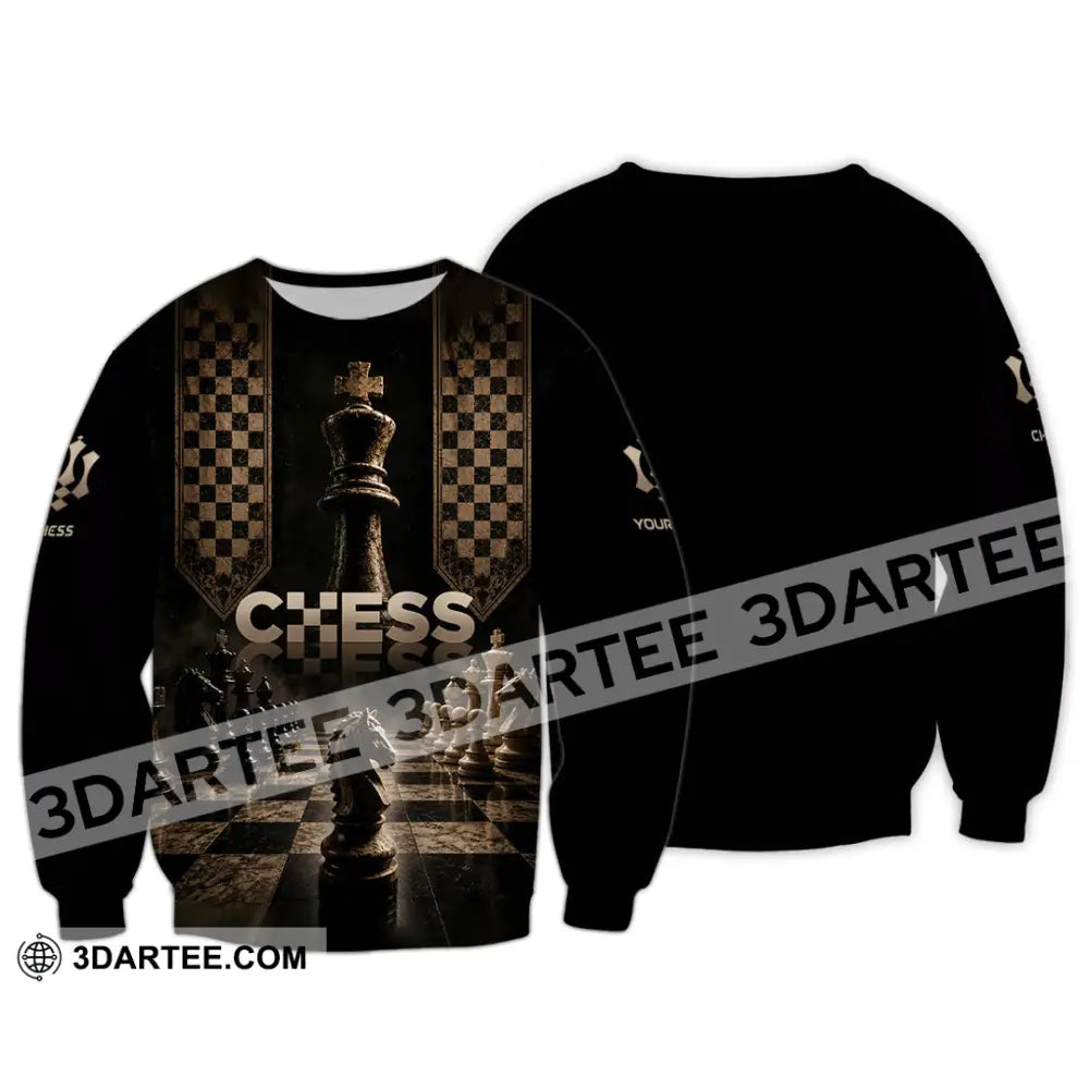 Unisex Shirt - Custom Chess Shirt - Long Sleeve / S - T-shirt