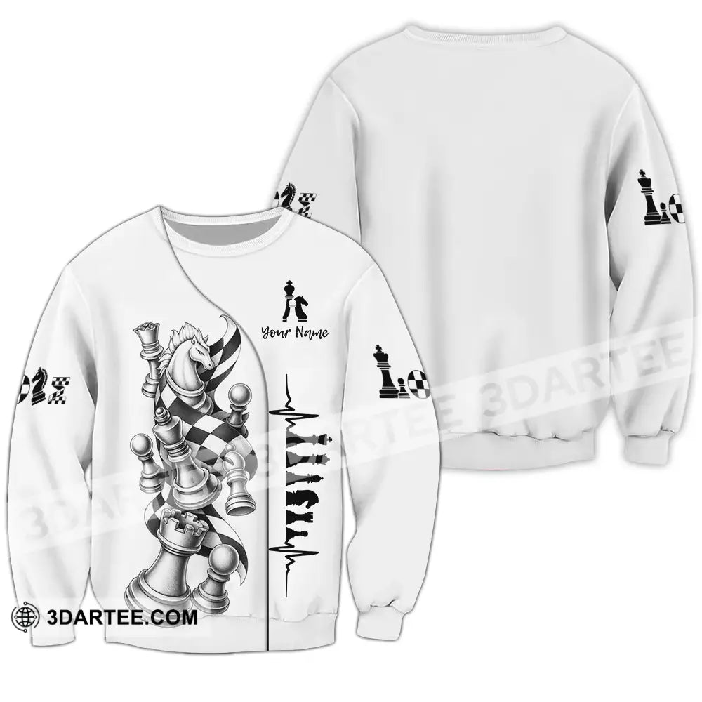 Unisex Shirt - Custom Chess Shirt - Long Sleeve / S - T-shirt