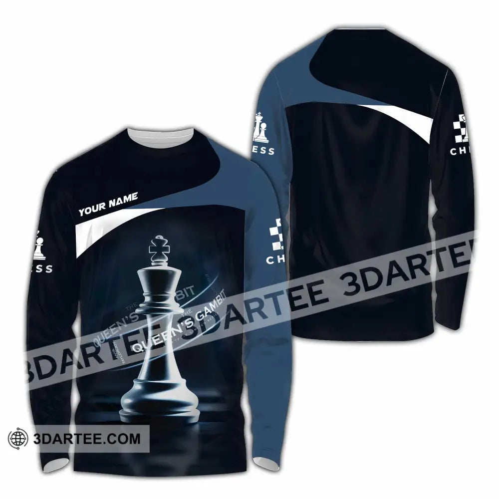 Unisex Shirt Custom Chess Shirt Long Sleeve Shirt / S T shirt