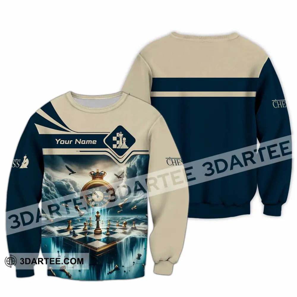 Unisex Shirt - Custom Chess Lover 3D Shirt Long Sleeve / S T-shirt