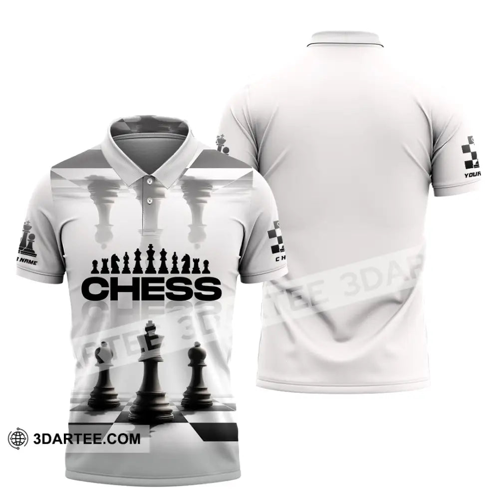 Unisex Shirt - Custom Chess Lover 3D Shirt - Polo Shirt / S - T-shirt