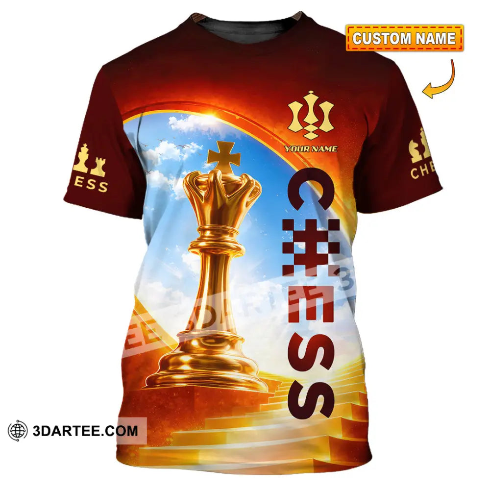 Unisex Shirt - Custom Chess Lover 3D Shirt - T-shirt