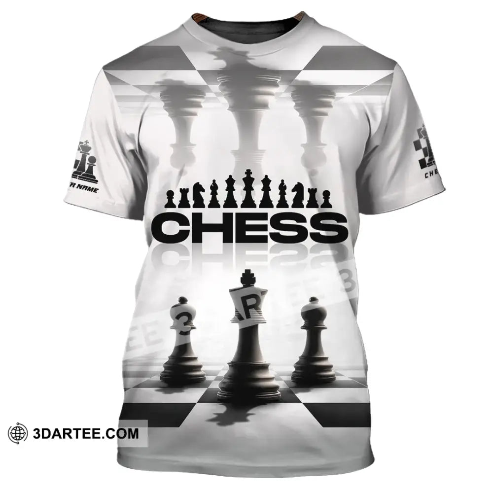 Unisex Shirt - Custom Chess Lover 3D Shirt - T-Shirt / S - T-shirt