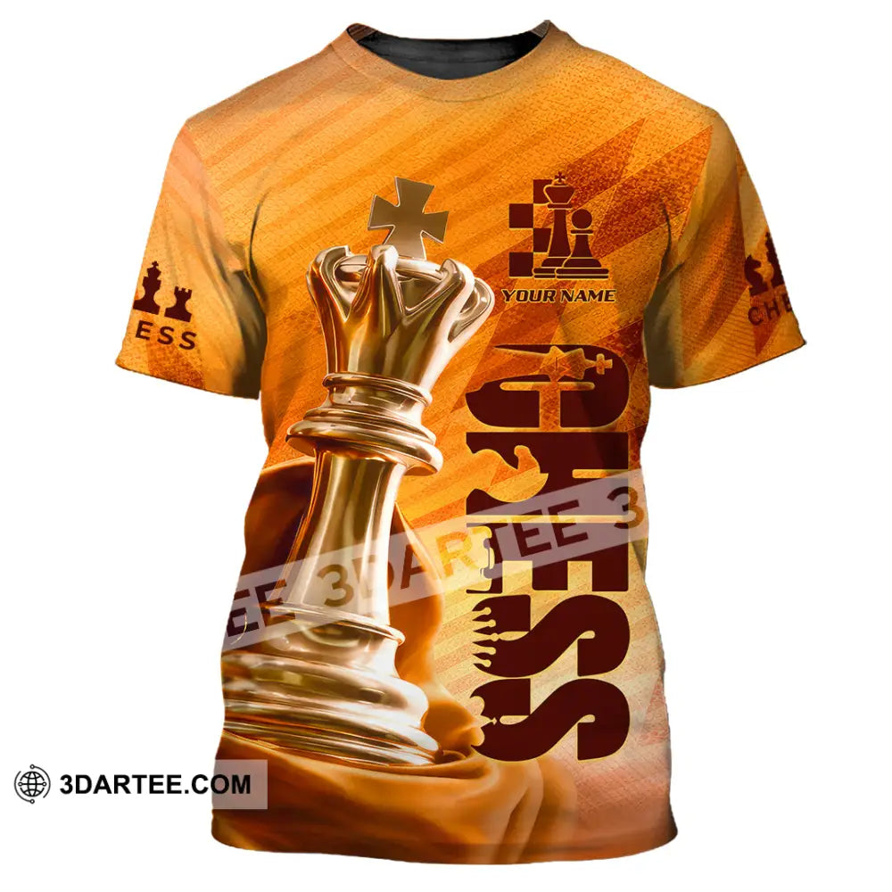 Unisex Shirt - Custom Chess Lover 3D Shirt - T-Shirt / S - T-shirt