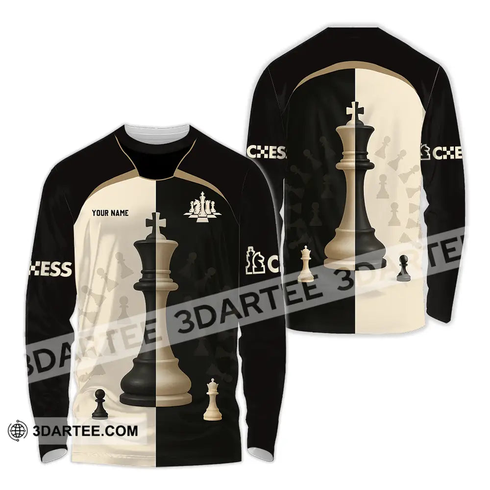 Unisex Shirt - Custom Chess Lover Shirt International Chess Day Long Sleeve Shirt / S T-shirt