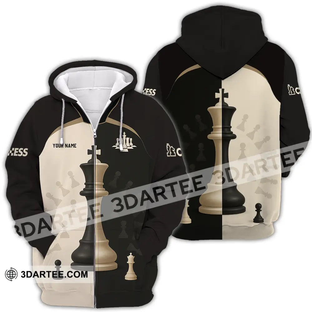 Unisex Shirt - Custom Chess Lover Shirt International Chess Day Zipper Hoodie / S T-shirt