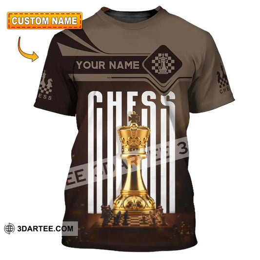 Unisex Shirt - Custom Chess Player 3D Shirt T-shirt