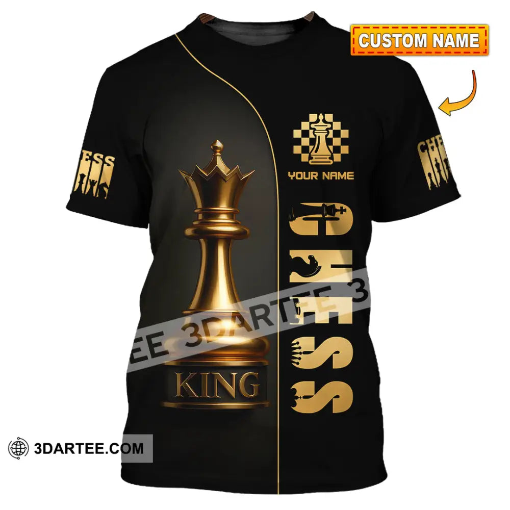 Unisex Shirt - Custom Chess Player 3D Shirt T-shirt