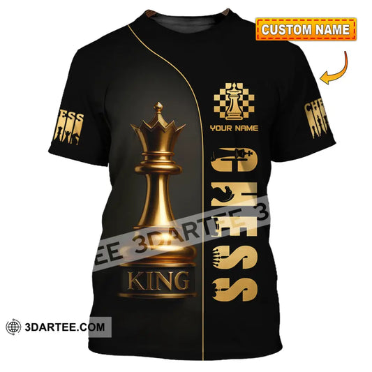 Unisex Shirt - Custom Chess Player 3D Shirt T-shirt