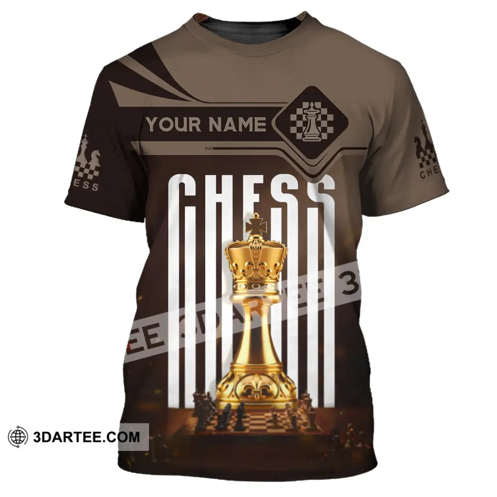 Unisex Shirt - Custom Chess Player 3D Shirt T-Shirt / S T-shirt