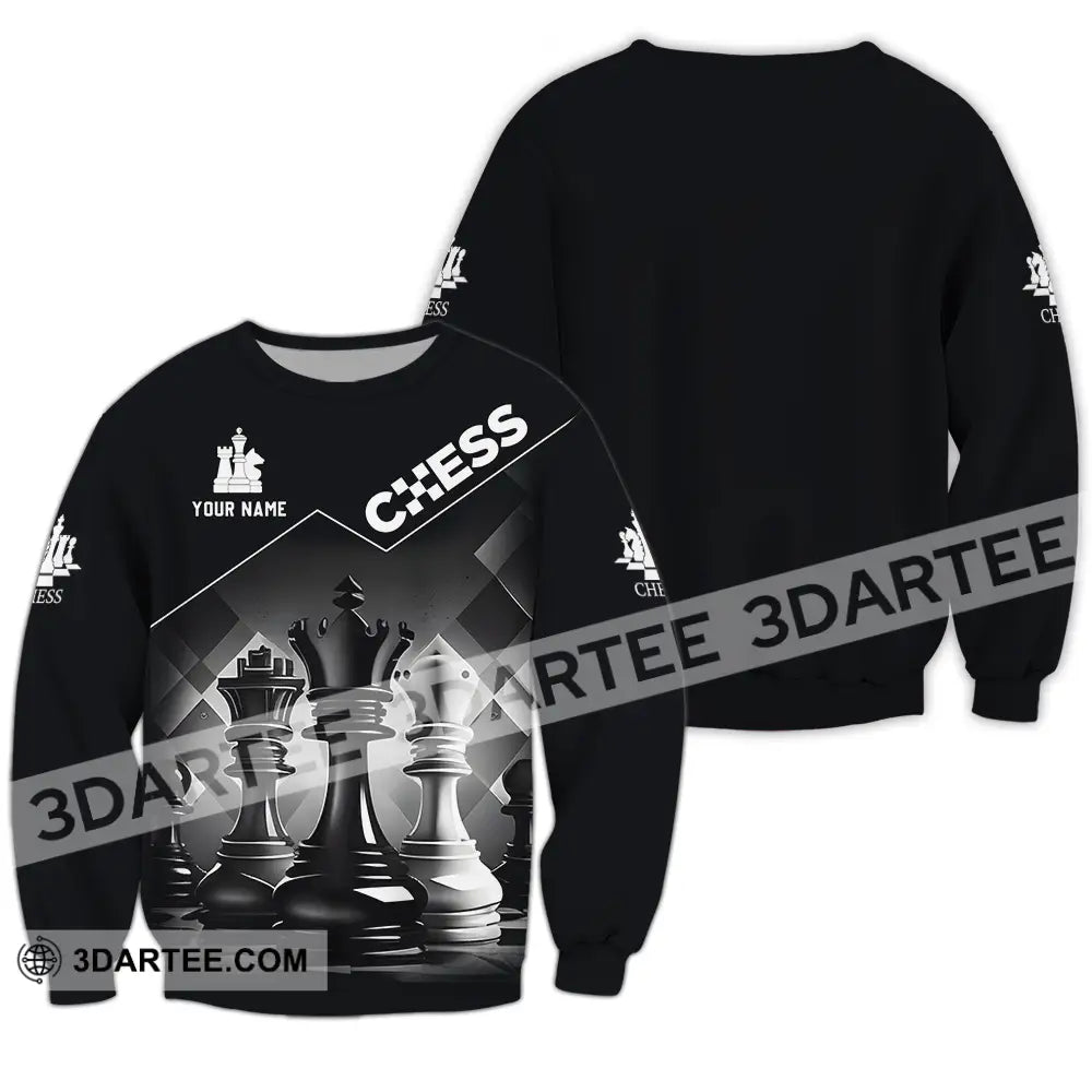 Unisex Shirt Custom Chess Player Shirt Long Sleeve / S T shirt