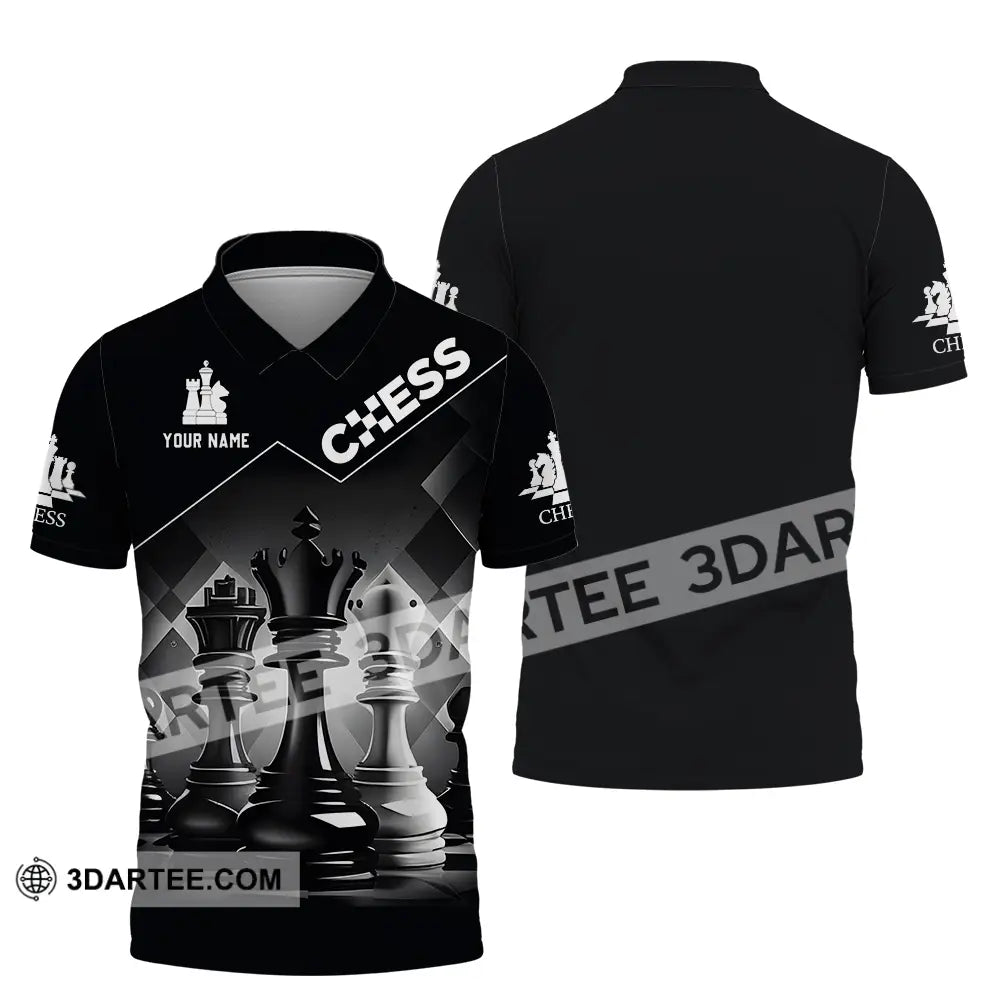 Unisex Shirt Custom Chess Player Shirt Polo Shirt / S T shirt